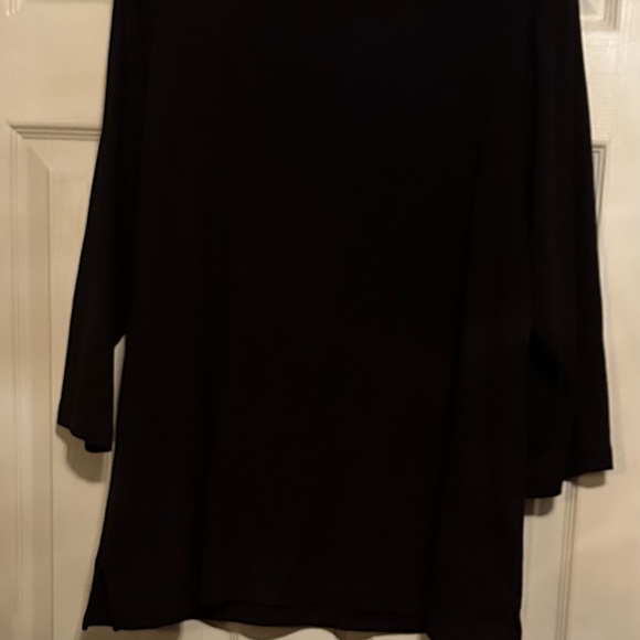 Karen Scott Woman top w/quarter sleeves Armpit to armpit 24” w/stretch - Picture 4 of 4